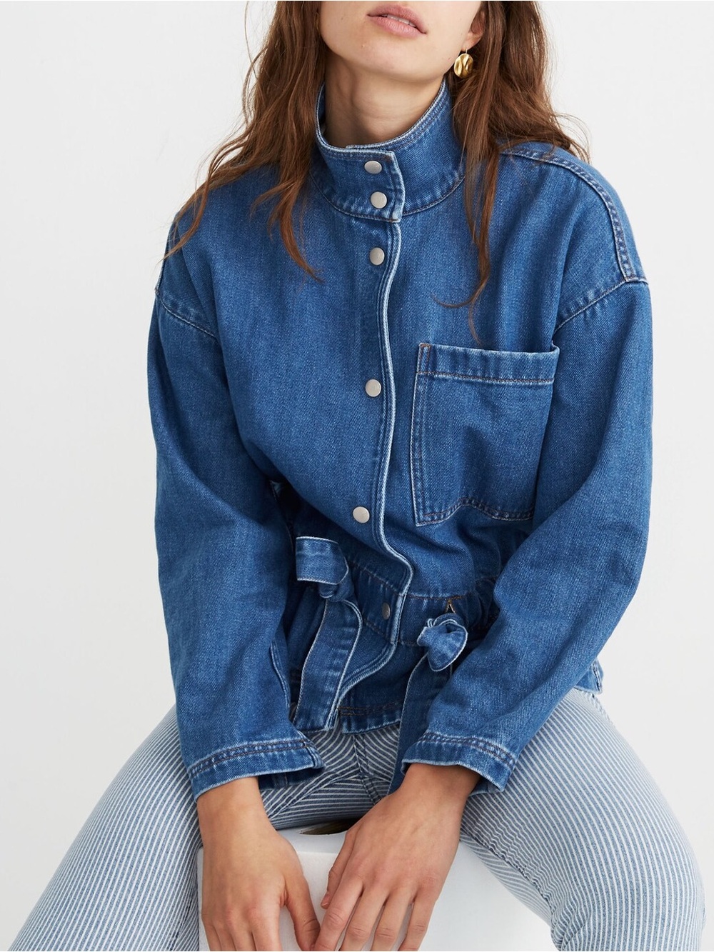 Madewell Denim Southlake Military Jacket